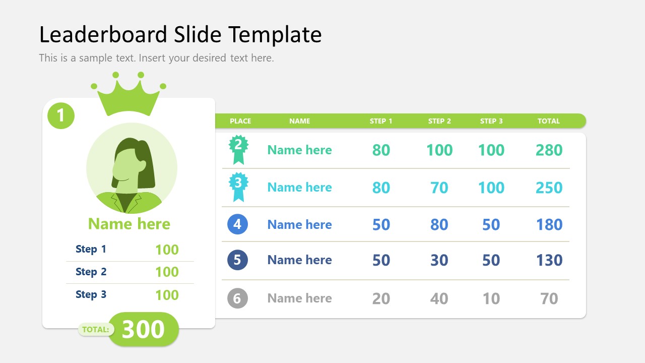 free leadership slide template for powerpoint & google slides